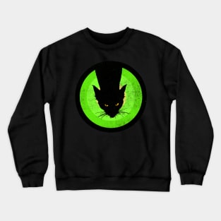 Retro Vintage Black Cat Crewneck Sweatshirt